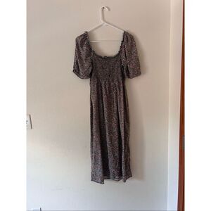 Wild Fable micro floral puff-sleeve midi dress size XXL Girls